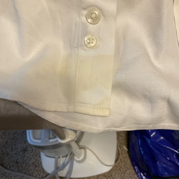 Classic Cream Short Sleeve Button Down Shirt - Picture 6 of 6